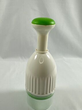 Progressive Prep Solutions Fresh Food Chopper, white and green